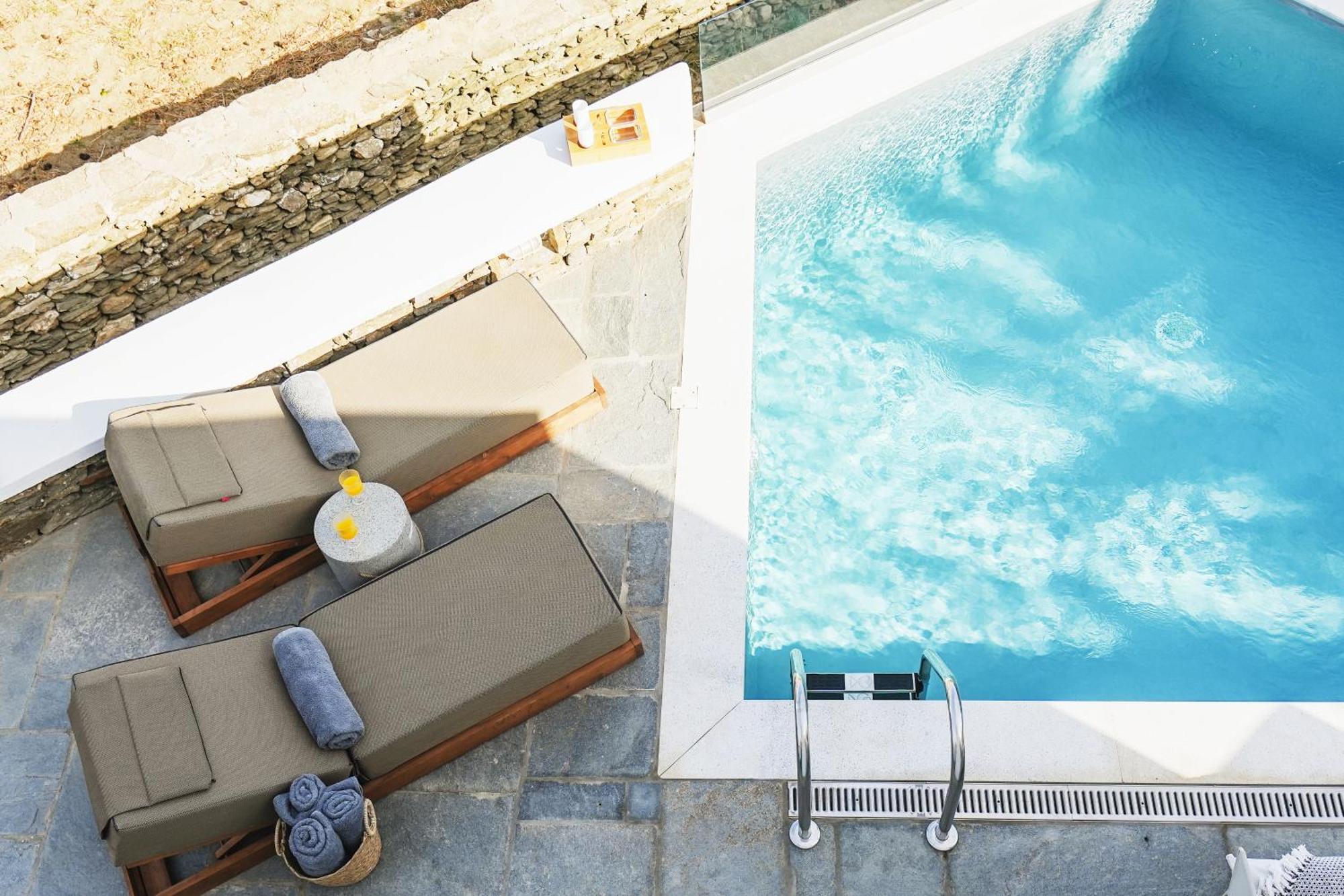 Villa Arades Sifnos With Private Pool 阿波罗尼亚 外观 照片