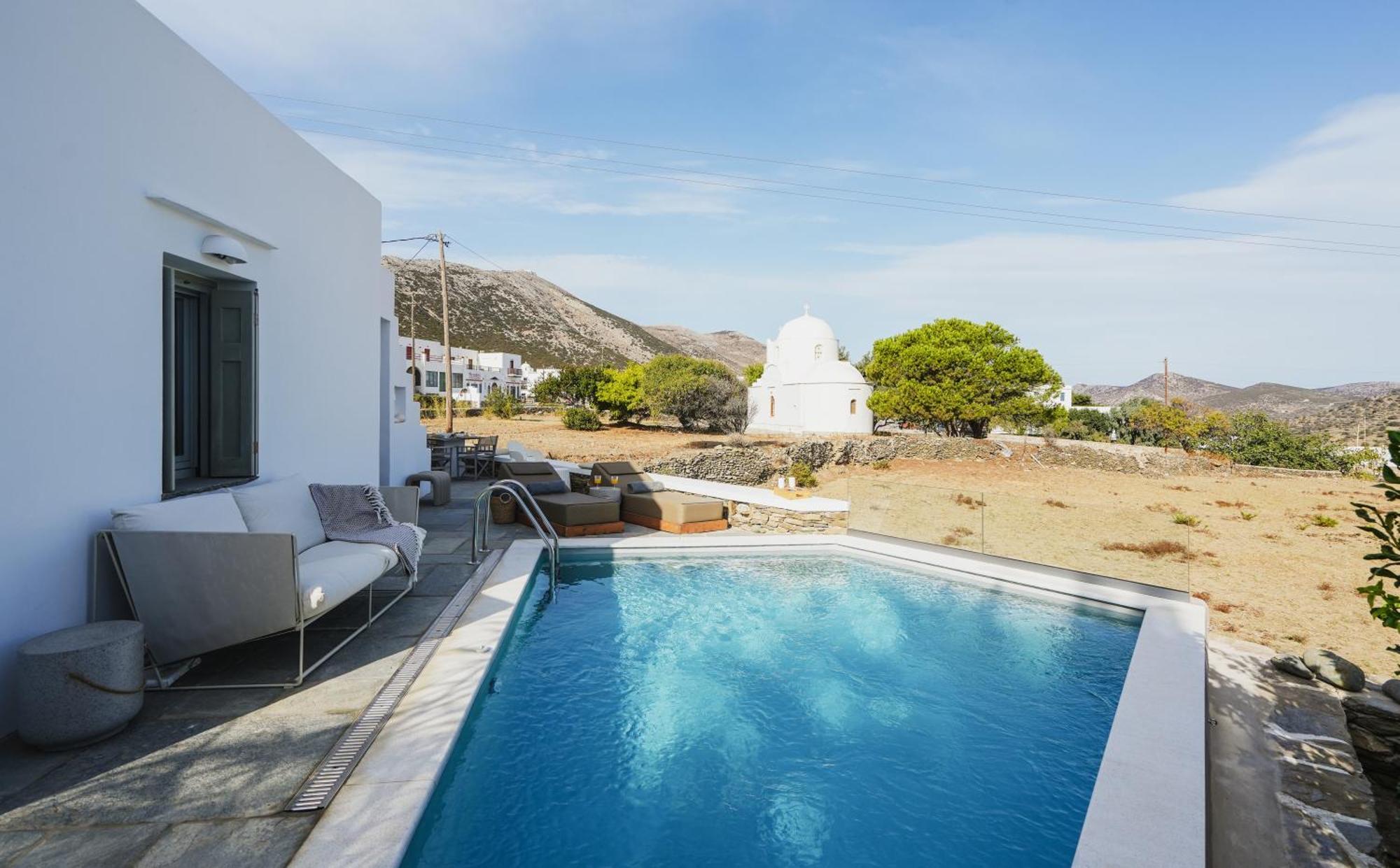 Villa Arades Sifnos With Private Pool 阿波罗尼亚 外观 照片