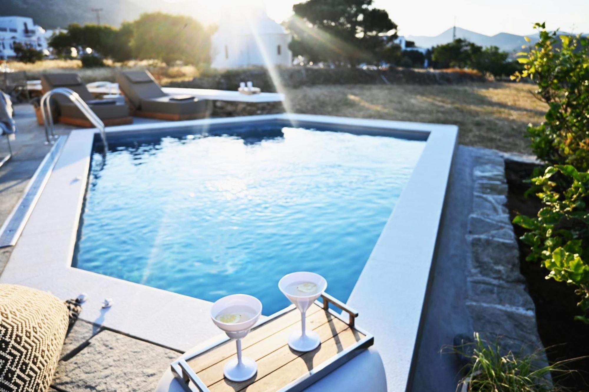 Villa Arades Sifnos With Private Pool 阿波罗尼亚 外观 照片